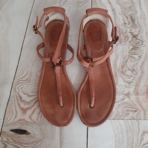Frye Madison Strappy Brown Sandals size 9